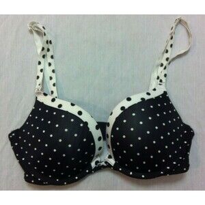 VICTORIA SECRET PINK CAMPUS PUSH UP  WOMENS UNDERWIRE BRA SIZE 32C